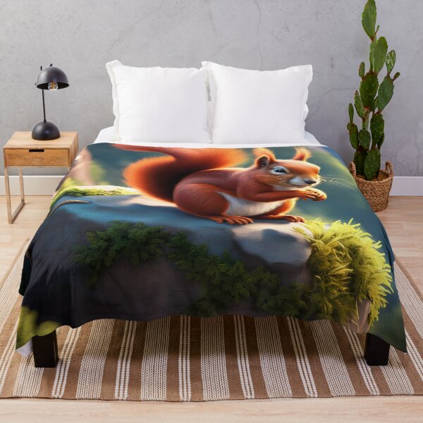 Item preview, Red Squirrel climbing a mountain designed and sold by Colin Bentham.