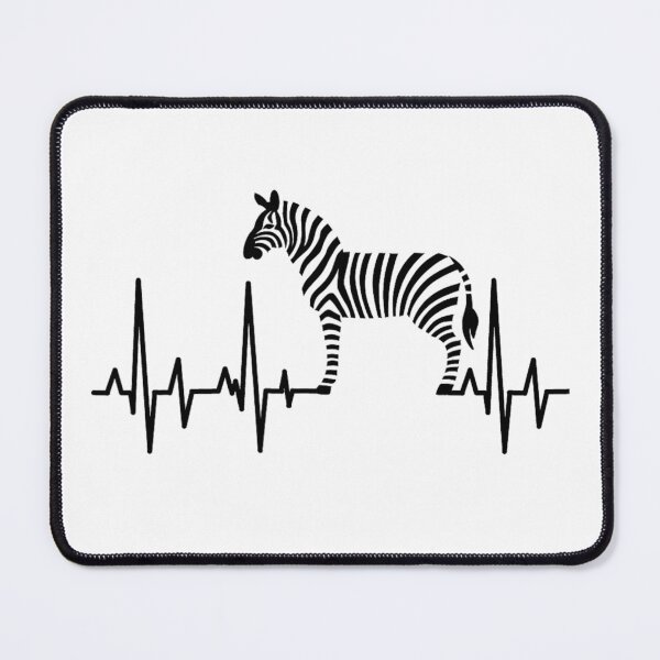 Item preview, Funny Zebra Heartbeat, transparent zebra designed and sold by AddlPoolart.