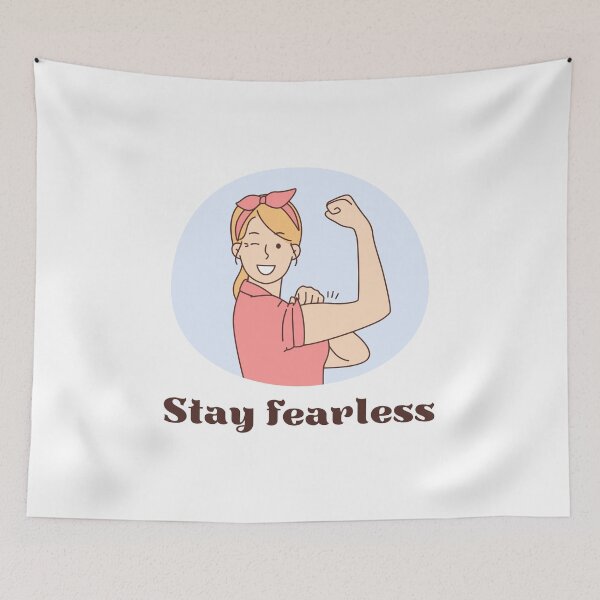 Item preview, Stay Fearless | Inspirational Quote designed and sold by InwzaDesign.