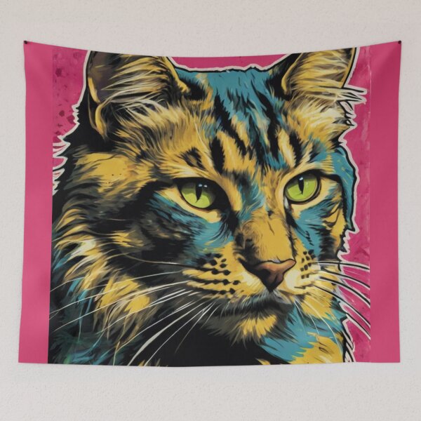 Item preview, Street Art Cats - Maine Coon designed and sold by Skyeleigh and Spideough.