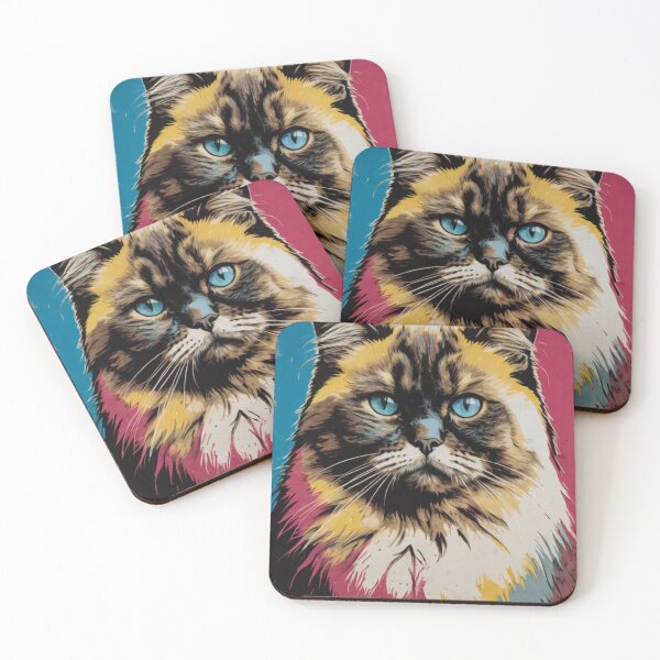 Item preview, Street Art Cat - Himalayan designed and sold by Skyeleigh and Spideough.