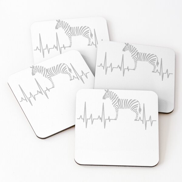 Item preview, Funny zebra heartbeat, transparent zebra designed and sold by AddlPoolart.