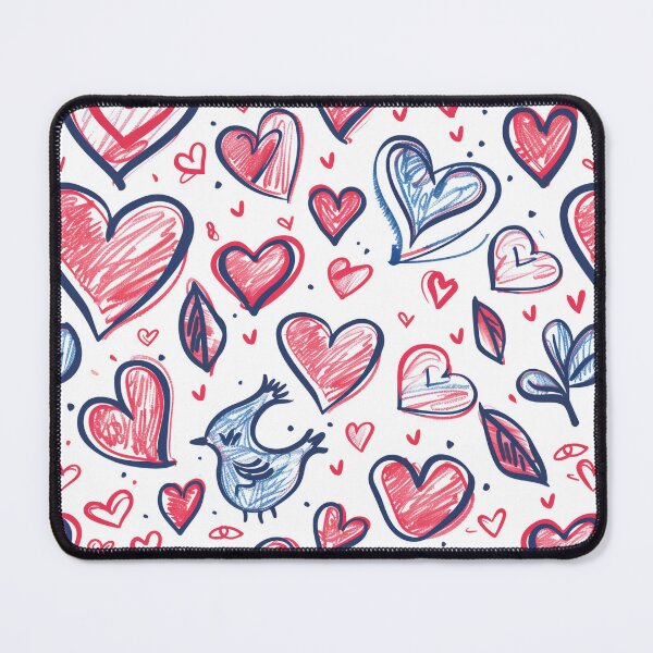 Item preview, Doodle Love: Colorful Hearts for Valentine designed and sold by CleanDecor.