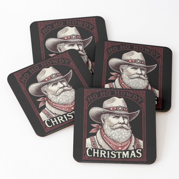 Item preview, Ho Ho Howdy Christmas Time Cowboy designed and sold by LuminOrb.