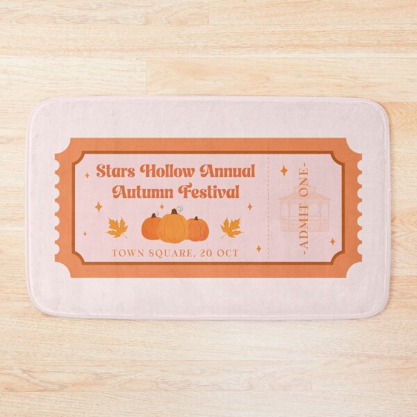 Item preview, Stars Hollow Autumn festival ticket designed and sold by h-helladesign.