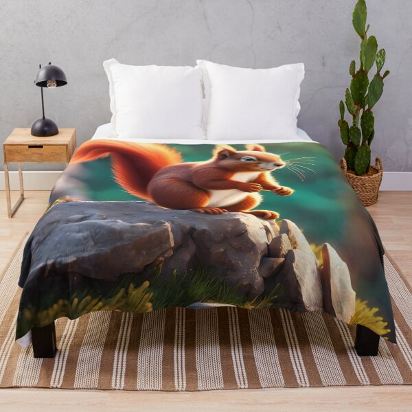 Item preview, Red Squirrel climbing a mountain designed and sold by Colin Bentham.