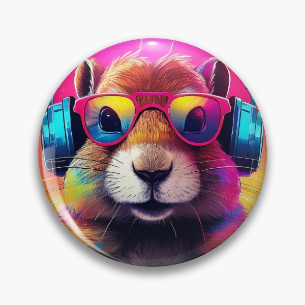 Item preview, gopher in Headphones and Shades Synthwave  designed and sold by Boxing Kangaroo Retail Company.