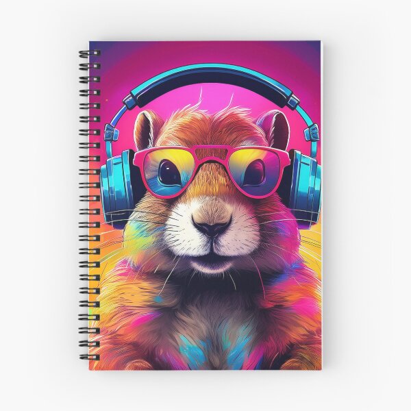 Item preview, gopher in Headphones and Shades Synthwave  designed and sold by Boxing Kangaroo Retail Company.