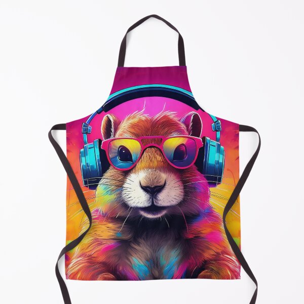 Item preview, gopher in Headphones and Shades Synthwave  designed and sold by Boxing Kangaroo Retail Company.