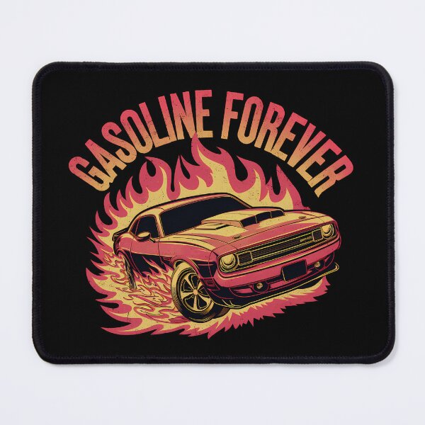 Item preview, Gasoline Forever -  Perfect for car enthusiasts, muscle car lovers, and anyone passionate about gasoline-powered adventures! designed and sold by ZyziowskyArt.