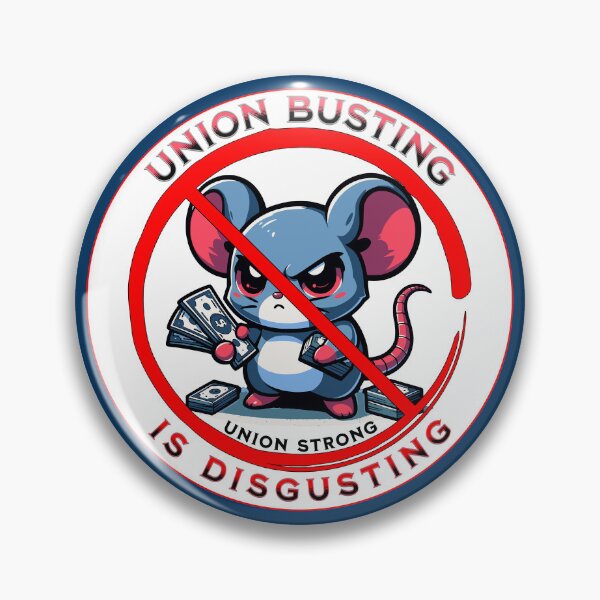 Item preview, Union Busting Is Disgusting | Union | Strong | Solidarity designed and sold by Wavecrest Wearables.
