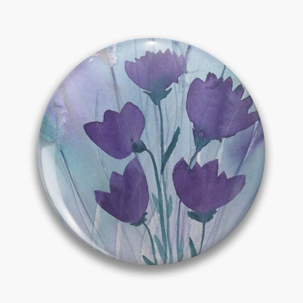 Item preview, Purple Teel abstract floral designed and sold by Janette17.