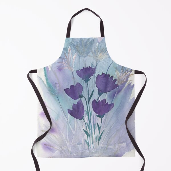 Item preview, Purple Teel abstract floral designed and sold by Janette17.