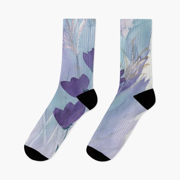 Item preview, Purple Teel abstract floral designed and sold by Janette17.