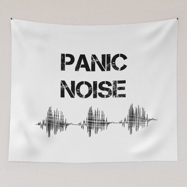 Item preview, PANIC NOISE: A Distressed Soundwave Design, Unique designed and sold by villacreativa.