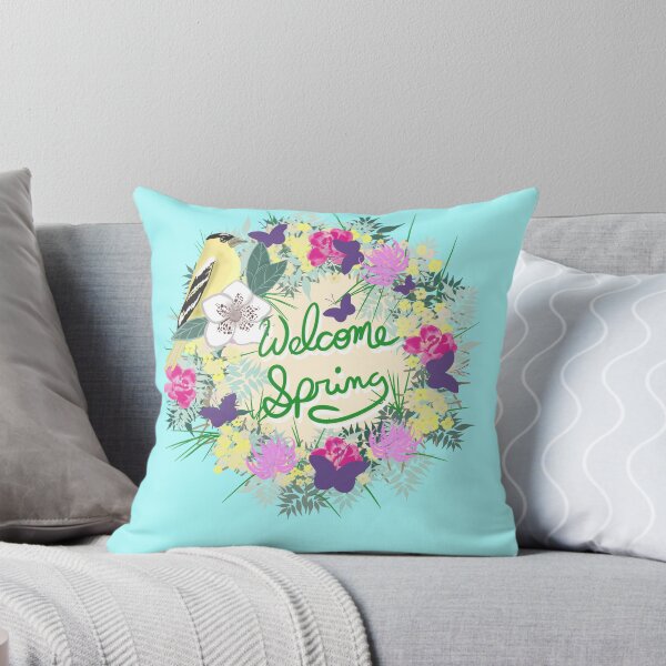 Item preview, Welcome Spring Wreath designed and sold by Jodi Mahaffey.