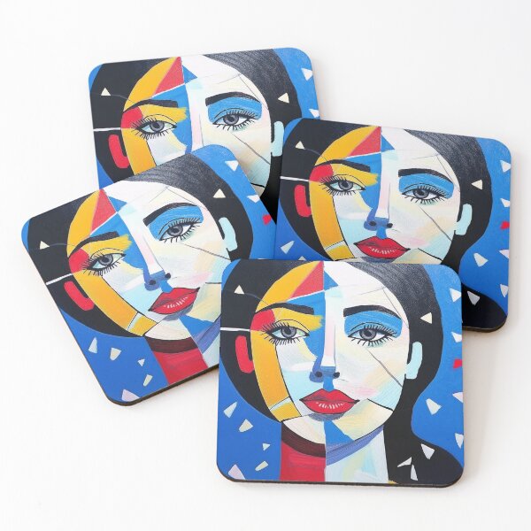Item preview, Goddess In Blue Inspired Portrait of a Woman designed and sold by Boxing Kangaroo Retail Company.