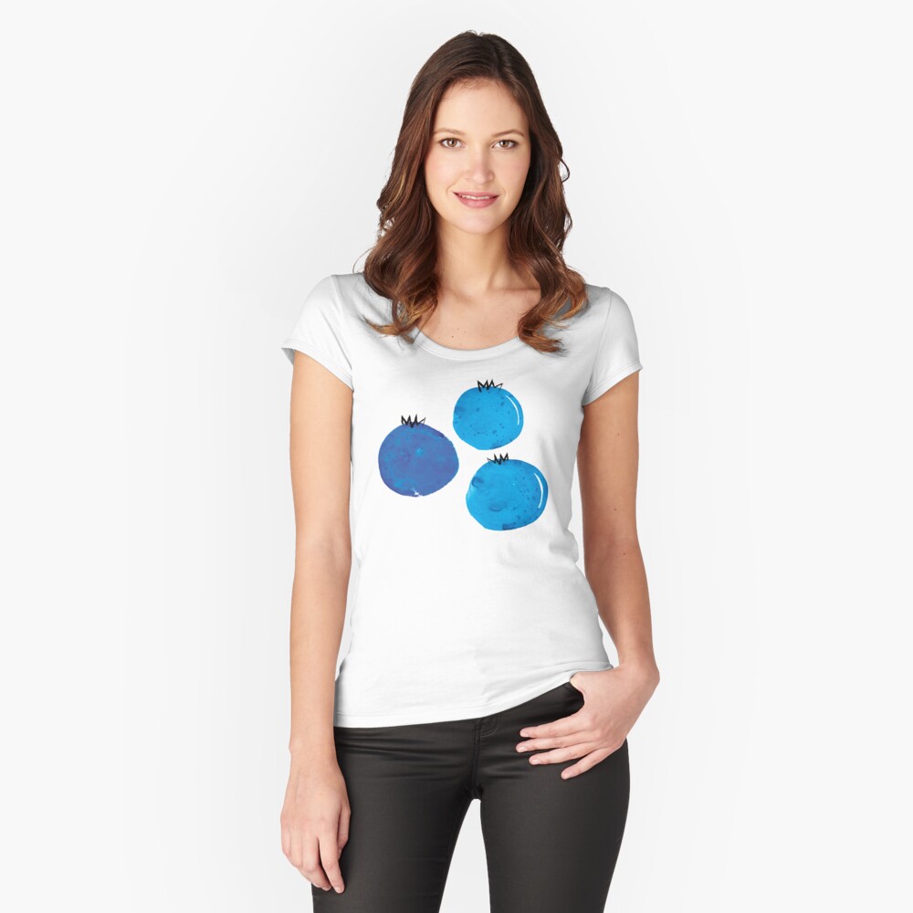 Item preview, Fitted Scoop T-Shirt designed and sold by HoopandHoller.