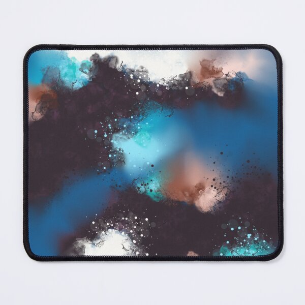 Item preview, Majestic Blue - Blue White Coral Abstract designed and sold by Joey Santiago.