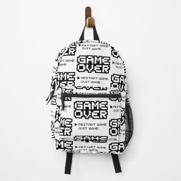 Item preview, Game Over – Minimalist Gaming Reboot Design designed and sold by Ink on Thread.
