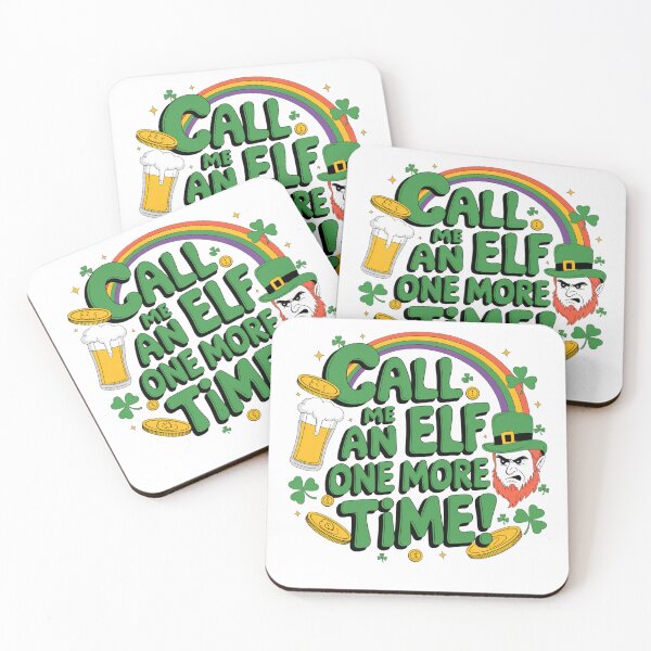 Item preview, Call Me An Elf One More Time - Angry Design -  St Patricks Day Design designed and sold by Peter Stawicki.