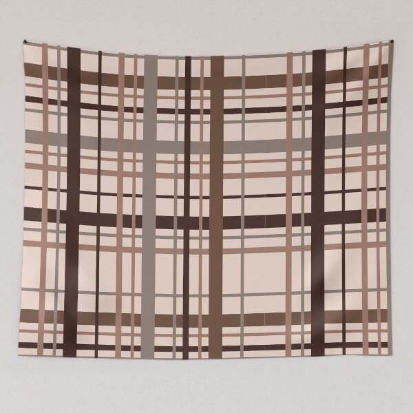 Item preview, Brown and Grey Madras Pattern designed and sold by Cathy1207studio.