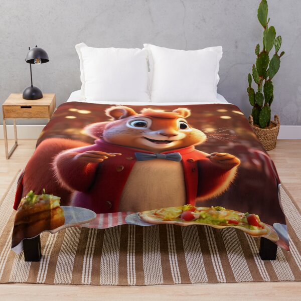 Item preview, Red Squirrel as an exuberant waiter in a Parisian restaurant designed and sold by Colin Bentham.