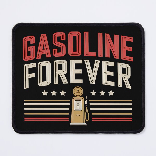 Item preview, Gasoline Forever - This is the perfect gift for true car enthusiasts, mechanics, muscle car lovers, and those who live for gasoline-powered passion! designed and sold by ZyziowskyArt.