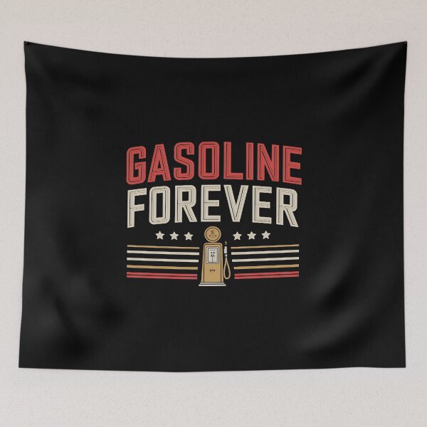 Item preview, Gasoline Forever - This is the perfect gift for true car enthusiasts, mechanics, muscle car lovers, and those who live for gasoline-powered passion! designed and sold by ZyziowskyArt.