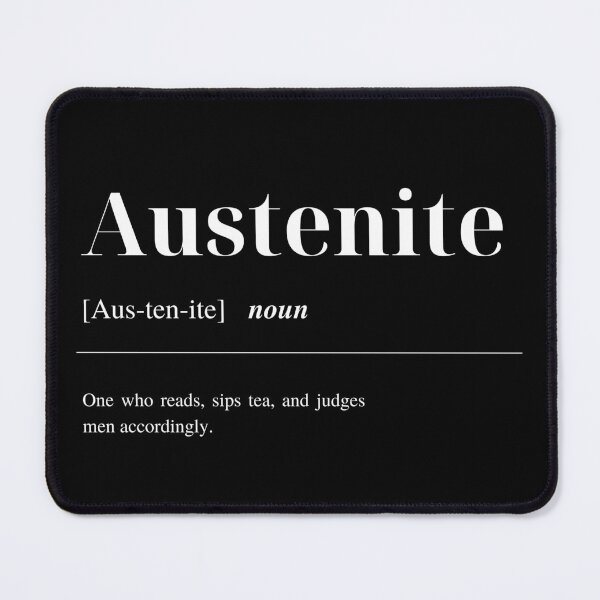 Item preview, Austenite: Tea, Books & Judgments designed and sold by LitLadiesClub.