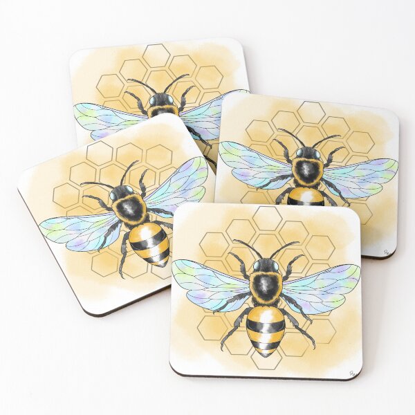 Item preview, Watercolour Honeybee  designed and sold by Rowanluptonart.