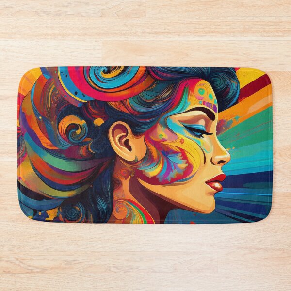 Item preview, Freya Goddess Psychedelic print designed and sold by Boxing Kangaroo Retail Company.