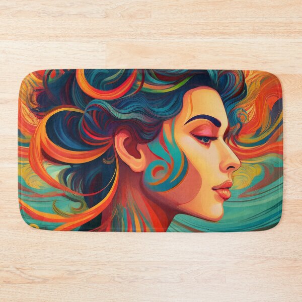 Item preview, Freya Goddess Psychedelic print designed and sold by Boxing Kangaroo Retail Company.