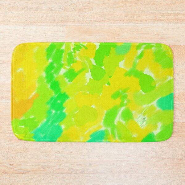 Item preview, Fluorescent Neon Green - hand drawn brush strokes designed and sold by KennyLucky.