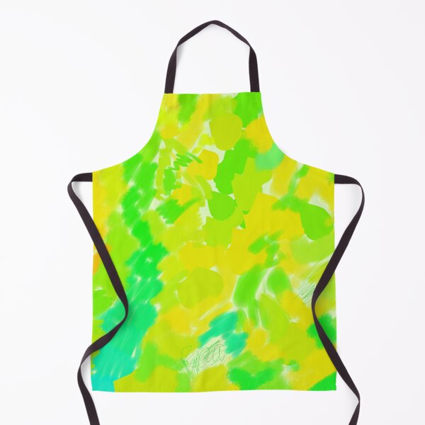 Item preview, Fluorescent Neon Green - hand drawn brush strokes designed and sold by KennyLucky.