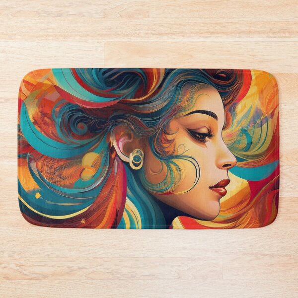 Item preview, Freya Goddess Psychedelic print designed and sold by Boxing Kangaroo Retail Company.