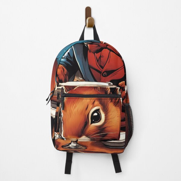Item preview, Red Squirrel as an exuberant waiter in a Parisian restaurant designed and sold by Colin Bentham.