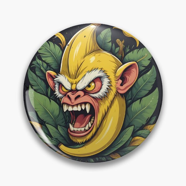 Artikelvorschau, Banana Monkey Fusion mit wütenden Ausdrücken entworfen und verkauft von Braodai.