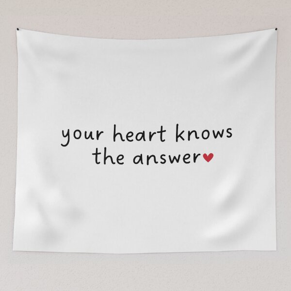 Item preview, Your Heart Knows the Answer designed and sold by Goddess888.