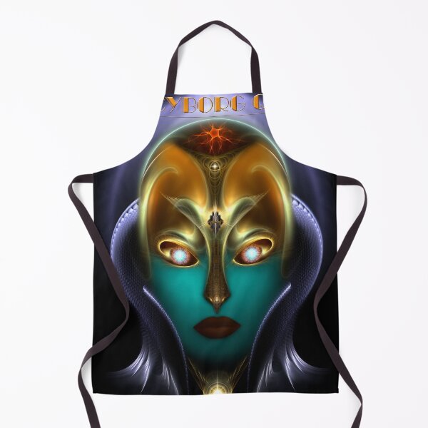 Artikelvorschau, Daria Cyborg Queen Fraktale Kunst Porträt von Xzendor7 entworfen und verkauft von Xzendor7 Digital Art Creations.