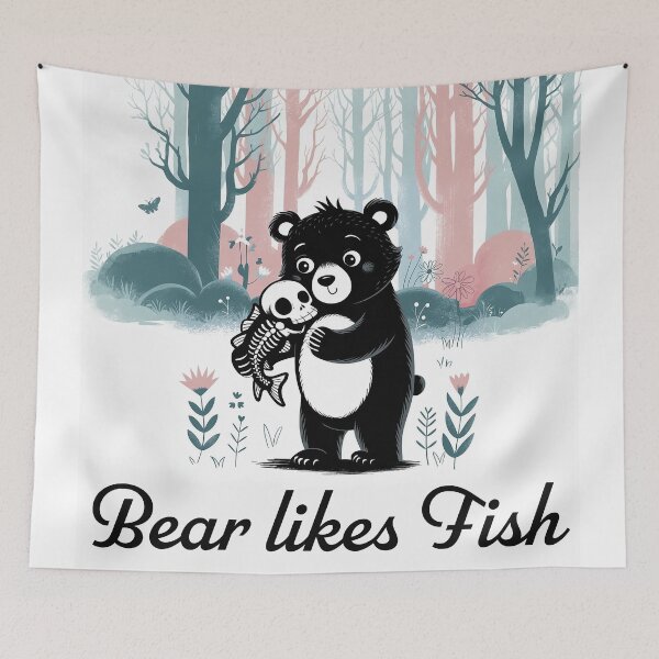 Artikelvorschau, Bear Like Fish entworfen und verkauft von Henri Banks.
