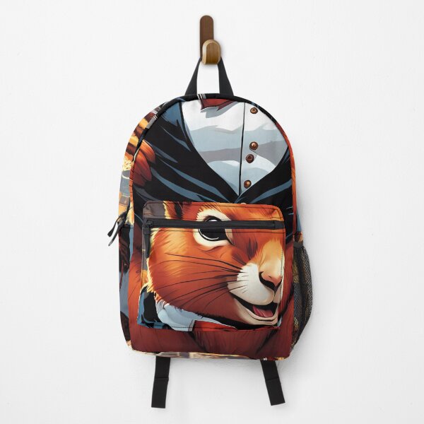 Item preview, Red Squirrel as an exuberant waiter in a Parisian restaurant designed and sold by Colin Bentham.