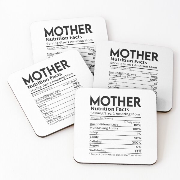 Item preview, Mother Nutrition Facts Mommy Love designed and sold by NookMerch97 .