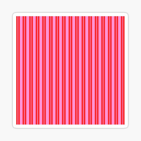 Item preview, Preppy Hot Pink and Red Classic Double Stripes Contemporary Vertical Stripe Pattern designed and sold by kierkegaard.