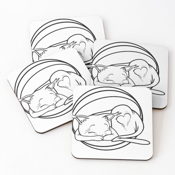 Item preview, Sleeping Kitten - Digital Art designed and sold by MySurrealWorld.