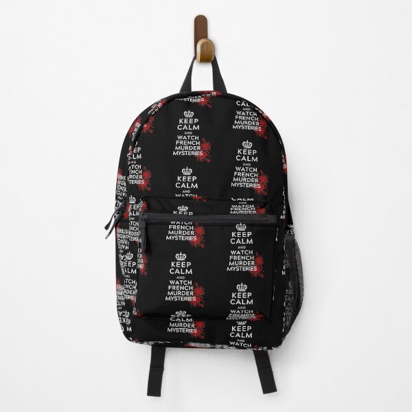 Item preview, Keep Calm and Watch French Murder Mysteries, Mystery Lover designed and sold by FarmOfCuties.