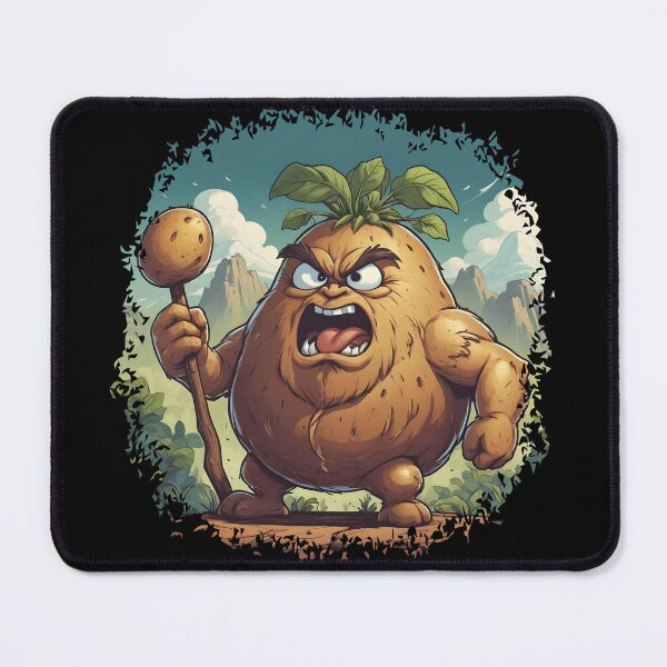 Item preview, Angry Potato Warrior in a Nature Setting designed and sold by Braodai.