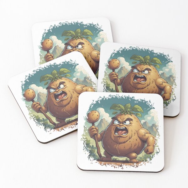 Item preview, Angry Potato Warrior in a Nature Setting designed and sold by Braodai.
