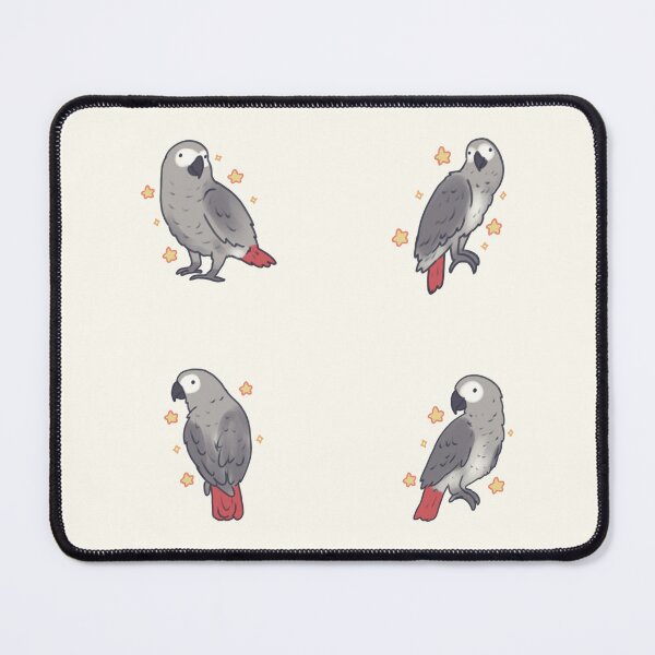 Item preview, gray african parrot art pack designed and sold by Artofmayara.