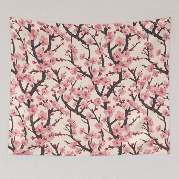 Item preview, Blossoming Branches: Japanese Style Love designed and sold by CleanDecor.